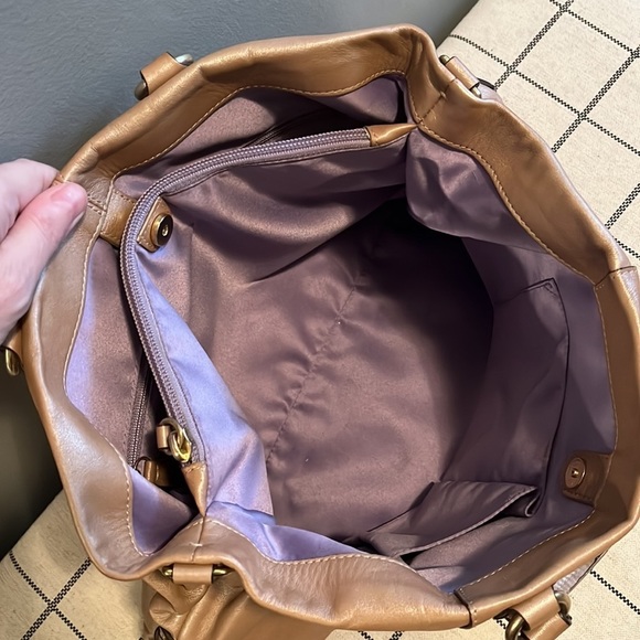 Coach Metallic Gold Tote Bag - Picture 7 of 9